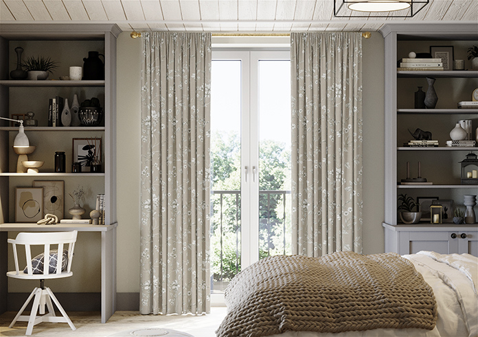 Etched Vine, Sandstone - Made to Measure Curtains - Image 3